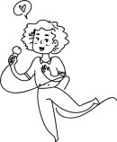 Doodle Zeichnung von Ilva Pauger - ILVA singt - Mantra2go